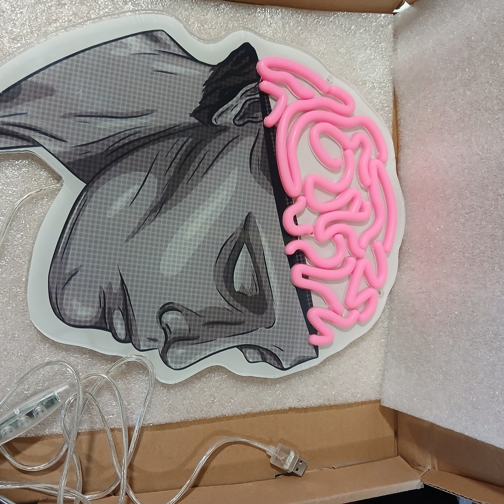 Neon Light Brain